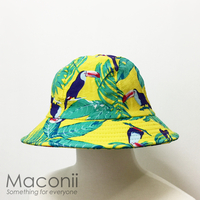 Bucket Hats - Toucans Yellow