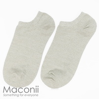Socks - Naturally Plain Grey-Beige 