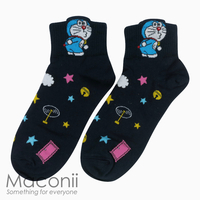 Socks - Ankle Doraemon Dark Blue