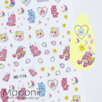 Nail Stickers HC111 Pastel Bears