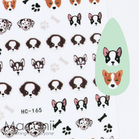 Nail Stickers HC165 Dog Mix #1