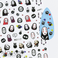 Nail Stickers WG117 Kaonashi