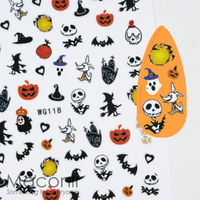 Nail Stickers WG118 Halloween Mix #2