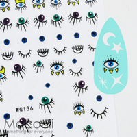 Nail Stickers WG136 Eyes