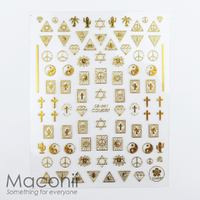 Nail Stickers CB041 Boho Vibes Gold